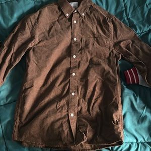 H&m brown button up